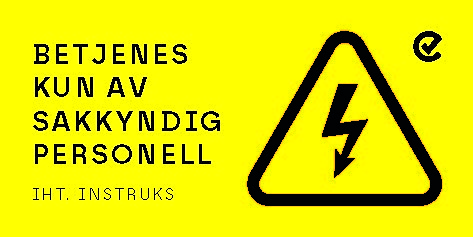Skilt for merking av effektbrytere og vern (Nytt merke)